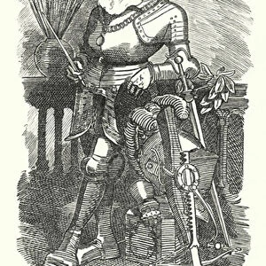 Punch cartoon: Sir John Gilbert, English artist (engraving)