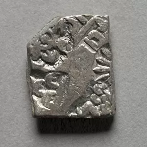 Punch-Marked Coin, Maurya Period, Rajasthan, India 400-300 BC (silver)