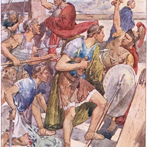 The pursuit of Caius Gracchus, from Plutarch Lives published by T C & E C Jack Ltd