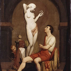 Pygmalion, 1851 (oil on canvas)