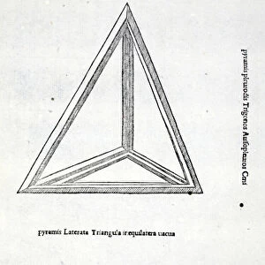 Pyramis laterata triangula inequilatera vacua, illustration from