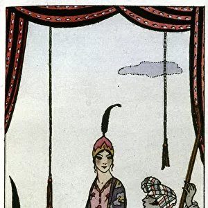 The queen of Saba, c. 1920 (illustration)