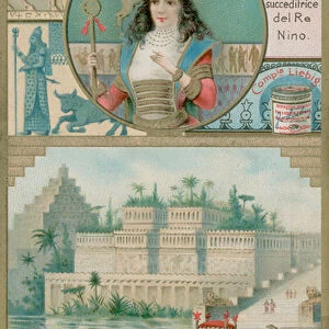 Queen Semiramide (chromolitho)