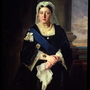 Queen Victoria (1819-1901) after Baron Heinrich von Angeli (1840-1925) (oil on canvas)
