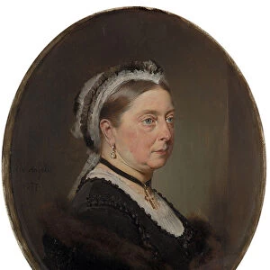 Queen Victoria, 1877 (oil on panel)