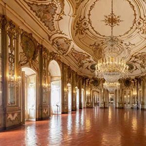 Queluz Palace, Queluz, Portugal. Throne Room. 2020 (photo)