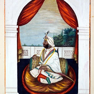 Rajah Sher Singh, from The Kingdom of the Punjab, its Rulers and Chiefs