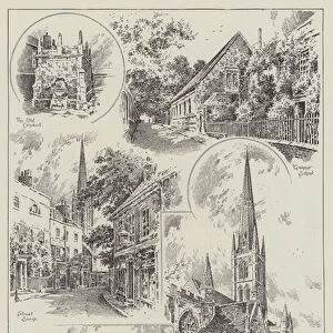 Rambling Sketches, Grantham, Lincolnshire (engraving)
