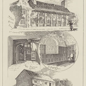 Rambling Sketches, Slyfield House, Surrey (engraving)