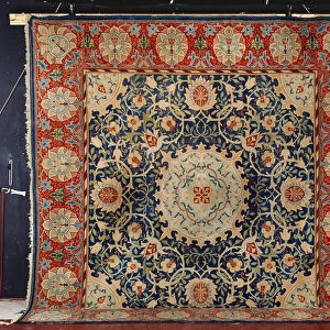A rare Swan-House Hammersmith hand-knotted carpet, Morris & Co. c
