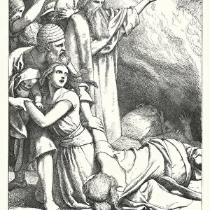 The Rebels swallowed up (engraving)