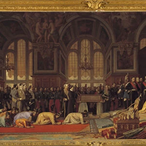 Reception of Siam Ambassadors by Napoleon III and Impress Eugenie