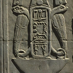 Detail of a relief, hieroglyph (stone)