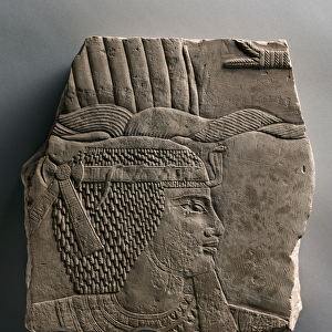 Relief of a King, 664-525 BC (limestone)
