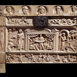 Reliquary with reliefs representing scenes of the old testament