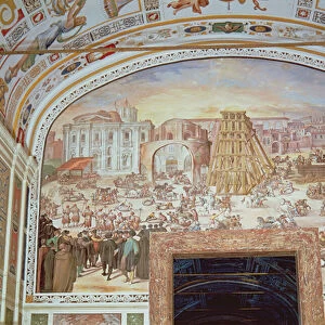 Removal of the Obelisk from the Circus of Nero (fresco)