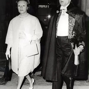 Rene Clair and his wife Bronya Perlmutter, c. 1960 (b / w photo)