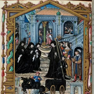Representation of the Queen of Navarre Margarita of Angoulema (1492-1549