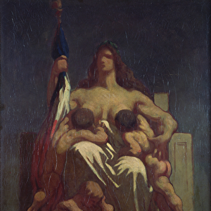 The Republic (sketch), 1848 (oil on canvas)