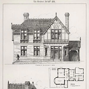Residence, Wootton, Isle of Wight (engraving)