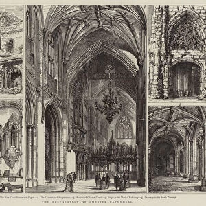 The Restoration of Chester Cathedral (engraving)