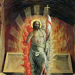 The Resurrection, right hand predella panel from the Altarpiece of St. Zeno of Verona