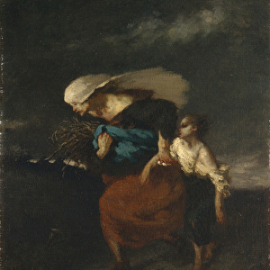 Retreat from the Storm, c. 1846 (oil on canvas)