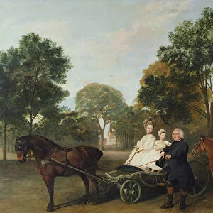 The Rev. Robert Carter Thelwall and Family, 1776 (oil on panel)