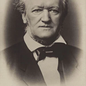 Richard Wagner, German composer (b / w photo)