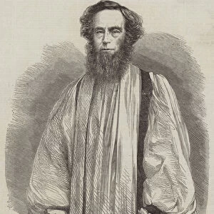 The Right Reverend Dr Bromby, the New Bishop of Tasmania (engraving)
