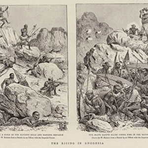 The Rising in Rhodesia (engraving)