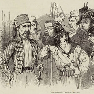 Rome, Garibaldis Men (engraving)