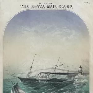 The Royal Mail Galop, composed by M C Barter (colour litho)