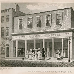 Royal Olympic Theatre, Wych Street, London (engraving)