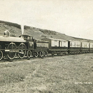 Royal Train, 1897 (b / w photo)
