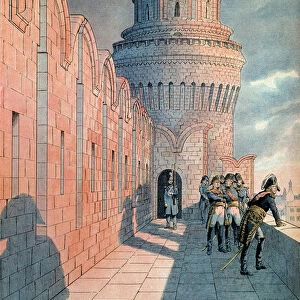 Russian Campaign, 1812: At the Kremlin Napoleon I Bonaparte (1769-1821