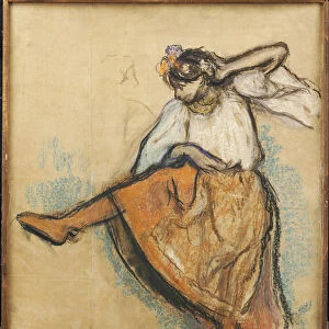 The Russian Dancer, 1895 (pastel & charcoal on paper)