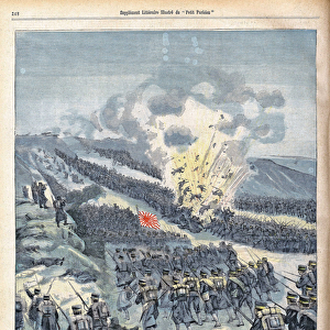 Russo Japanese War: Siege of Port Arthur by Japanese troops of General Nodzu