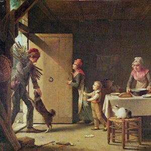 The Rustic Family, 1815 (oil on canvas)