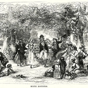 Rustic Happiness (engraving)