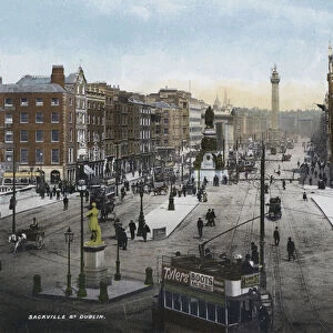 Sackville Street, Dublin (colour photo)