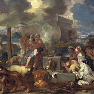 The Sacrifice of Noah, c. 1640 (oil on canvas)