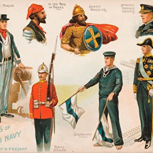 Sailors of the Royal Navy (chromolitho)