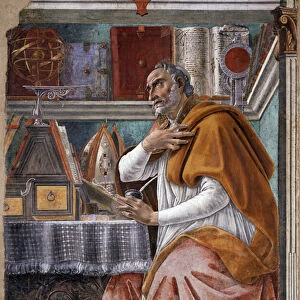 Saint Augustine (fresco, 1480)