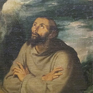 Saint Francis of Assisi (oil on canvas)