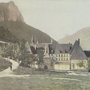 Saint-Pierre-de-Chartreuse, Couvent de la Grande-Chartreuse, Entree (colour photo)