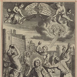 Saint Stephen stoned (engraving)