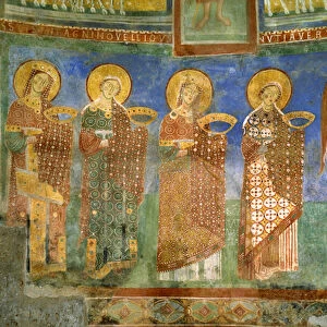 Saints, Castel Sant Elia, Nepi, Italy (fresco)