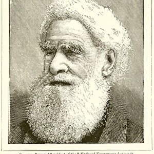 Samuel Bowly (President of the "National Temperance League") (engraving)