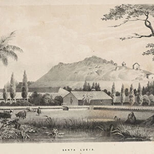 Santa Lucia, 1855 (litho)